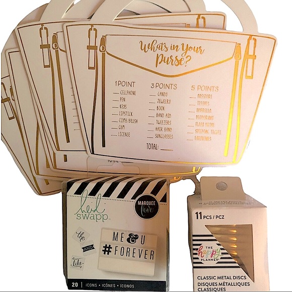 NWT Bridal Shower Accessories Lot Cards Stamps Decor Cake Topper and More - Picture 8 of 12